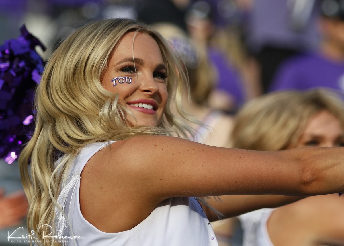 TCU Spring Football Game Showgirl 1